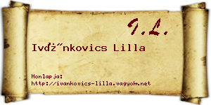 Ivánkovics Lilla névjegykártya